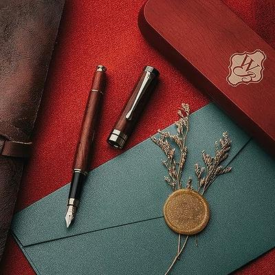 Wordsworth & Black Fountain Pen Gift Set, Includes Ink Bottle, 6