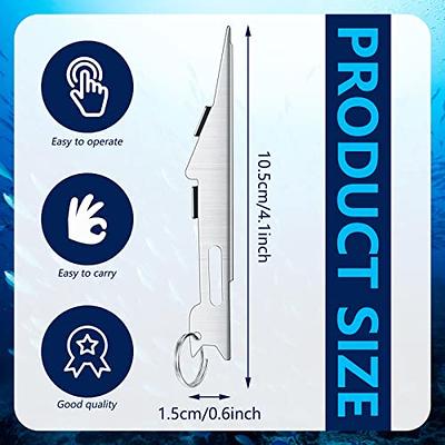 HOOK-EZE 2023 Updated Design Fishing Gear Knot Tying Tool Pack Of 2 Protect  From Fish Hooks Tie Fishing Knots Easily Cool Gadgets Ice & Fly Fishing