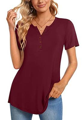 SEAMED SCOOP NECK TEE