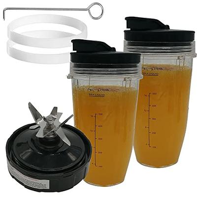 Replacement extractor blade with 24oz cup and lid Compatible with 1100W  Nutri Ninja Auto-iQ Blender：BL 481 70/ BL480-70/BL482 70 - Yahoo Shopping