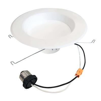 Commercial Electric 5/6 in. Integrated LED White Dimmable Recessed
