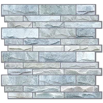 Long King Tile 12x12 Peel and Stick Backsplash Tile Removable Subway  Self-Adhesive Kitchen Backsplash Thicker Design(10-Pack)