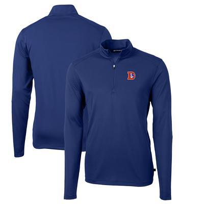 Men's Cutter & Buck Royal Denver Broncos Throwback Logo Virtue Eco