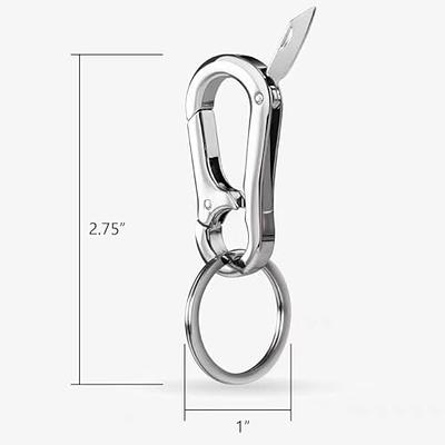 Anewsun Metal Keychain, Quick Release Key chain Clip Hook with Multiple Key  Rings, Key Clip for Belt, Key Holder Organizer with Multiple Key Rings, for Men  Women - Yahoo Shopping