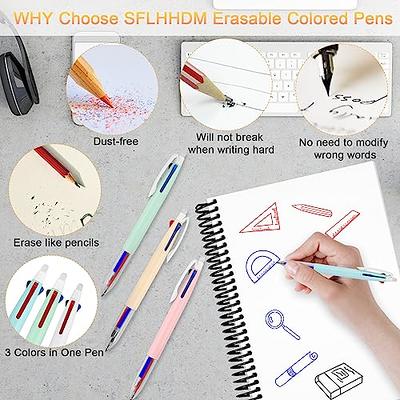 18 PCS 3-in-1 Multicolor Erasable Gel Pens,Erasable Multicolor Ballpoint  Pen for Make Mistakes Disappear,0.5mm Ink Gel Pens Quick-drying Rolling  Ball Pens with Eraser,3-Color Retractable Erasable Pens - Yahoo Shopping