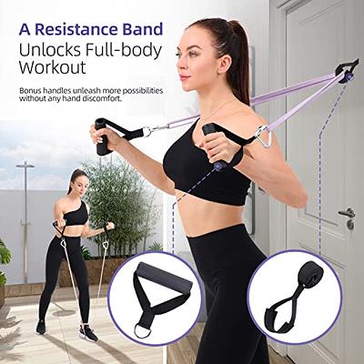 BESPORTBLE Elastic Exercise Bands Gym Belt Workout Belt Elastic Waist Belt  Resistance Bands for Stretching Elastic Waist Band Stretching Band Pull