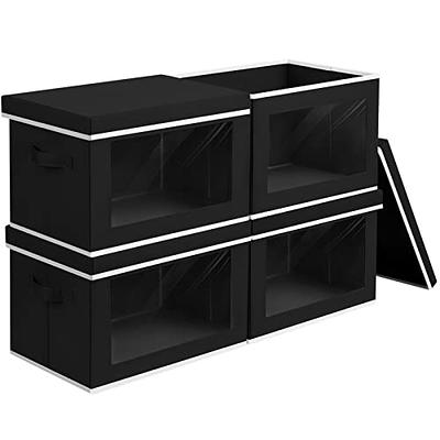 Storage Bins for Shelves with Metal Frame, Storage Baskets for Organizing,  Closet Organizers and Storage, Large Basket Holds Up to 40 Pounds and  Assembles in 5 Seconds 3-Pack - Yahoo Shopping