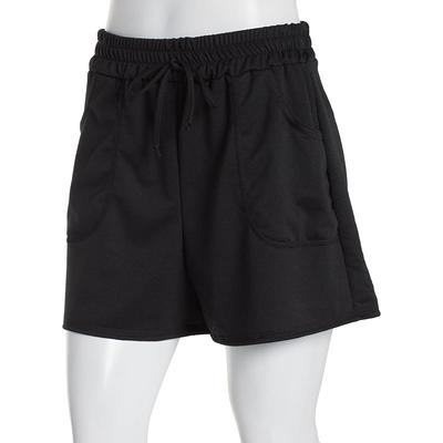 Womens Lexington Ave. Pull On Coverstitch Detail Shorts w/Pockets