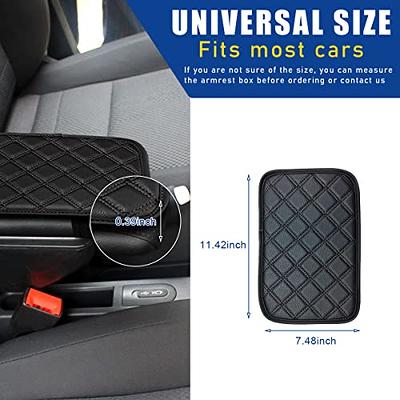 Ziciner Car Leather Center Console Cushion Pad, Comfortable Waterproof  Armrest Seat Box Cover Protector, Auto Interior Protection Accessories,  Universal for Most Vehivles, SUV,Truck (Black/Black) - Yahoo Shopping