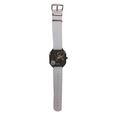 Women's St. Louis Cardinals Black Silicone Strap Wristwatch