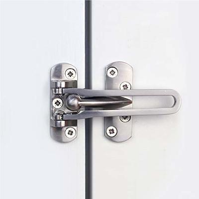 Topbuti Home Security Door Lock, 2 Pack Latch Guard Clasp Front