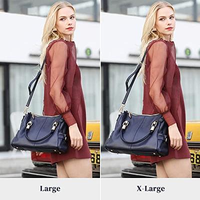 Fostelo Women's Felisa Faux Leather Handbag (Blue) (Large) : Amazon.in:  Fashion
