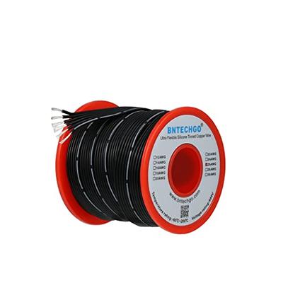 BNTECHGO 20 Gauge Silicone Wire 10 ft red and 10 ft Black Flexible 20 AWG  Stranded Tinned Copper Wire