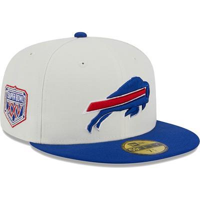 Men's Buffalo Bills New Era Red Omaha Throwback 59FIFTY Fitted Hat