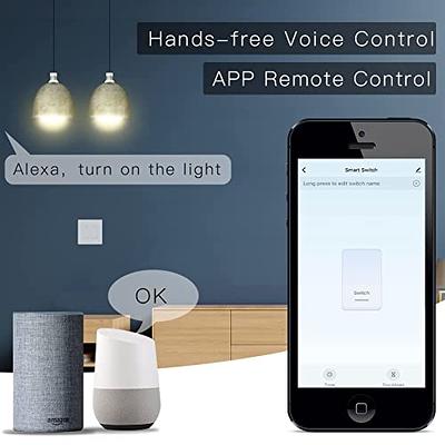 Tuya Wifi Smart Timer Control Light switch Wireless Remote for Alexa Google  Home