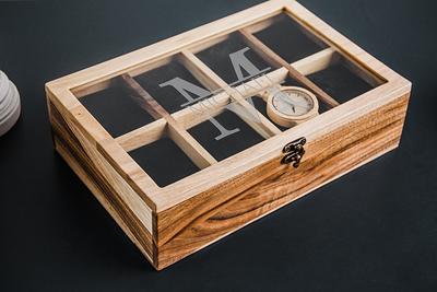 Monogrammed Watch Box  Custom Engraved Watch Boxes