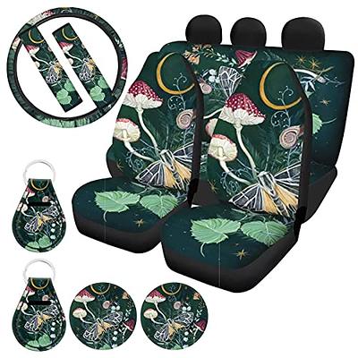 Green Dragonfly Car Seat Covers Custom Green Car Accessories