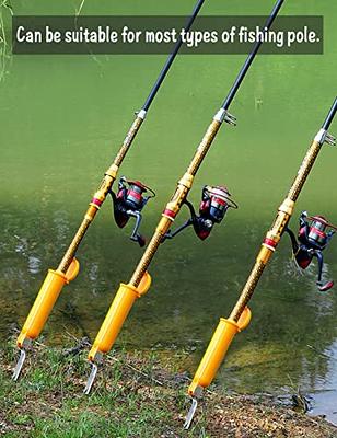 fishing pole holder for bank fishing, fishing pole holder for bank