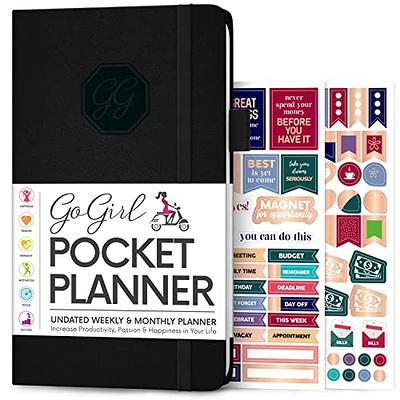 Legend Planner – Deluxe Weekly & Monthly Life Planner to Hit Your Goals &  Live Happier. Organizer Notebook & Productivity Journal. A5 Hardcover,  Undated – Start Any Time + Stickers – Mystic Gray - Wishupon