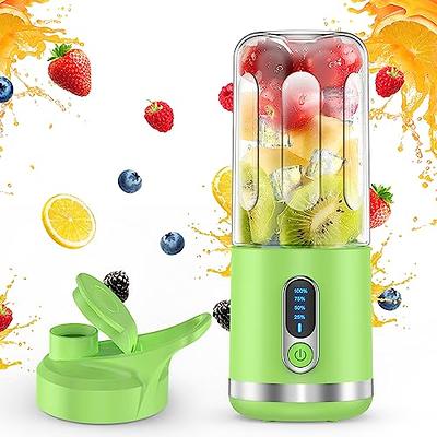 Personal Blender, Portable Blender with USB Rechargeable Mini Fruit Juice  Mixer,Personal Size Blender for Smoothies, Shakes, Protein Shake and Baby