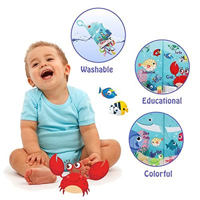  Baby Books 0-6 Months - 2PCS Baby Toys 6-12 Months+ Touch Feel  Tummy Time Books, Baby Boy Gifts for Baby Shower,Christmas Stocking  Stuffers,Learning Sensory Stroller Toys 0-3 4-6 Months Developmental 