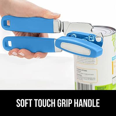 PrinChef Manual Can Openers with Magnet, No-Trouble-Lid-Lift, Handheld Can  Opener Smooth Edge with Sharp Blade, Large Effort-Saving Handles, Easy Grip