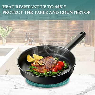 4PCS Pot Holder Cast Iron Hot Skillet Silicone Handle Cover