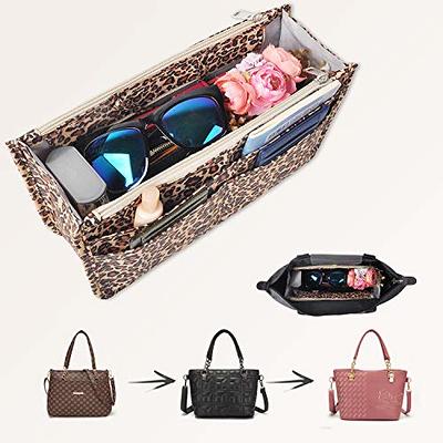 Slim Purse Organizer Zippered Insert Handbag Shaper & 