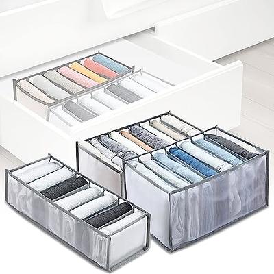 5 pack Closet Organizers and Storage, T-Shirt Organizer for Closet,  Wardrobe Clothes Organizer (2 large, 1 Medium, 2 Small) - Yahoo Shopping