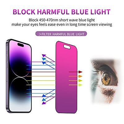 iPhone 15 Pro Max Privacy Screen Protector with Camera Lens Protector, Anti  Spy Anti Blue Light Matte Tempered Glass Film for iPhone 15 Pro Max 6.7  Inch, Eye Protection Touch Sensitivity Shatterproof - Yahoo Shopping