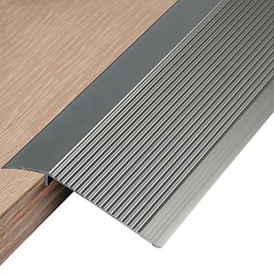 Aluminum Non-Slip Stair Edge Protector for Wood/Tile/Concrete/Metal  Stairs,2 Inch Long and Wide Stair Edge Trim,Home/Commercial