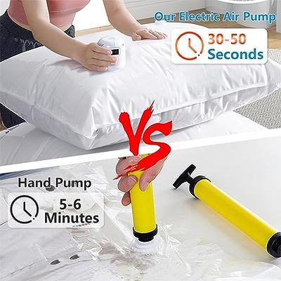 Vacuum Jumbo Large Seal Bags for Bedding Clothes Pillows Storage Sealer  Compression Packing Travel Hand Pump Accessories