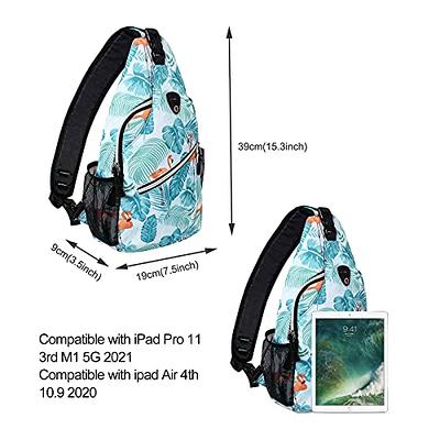 WATERFLY Crossbody Sling Backpack Sling Bag Travel Hiking Chest Bags  Daypack (Teal blue) - Yahoo Shopping