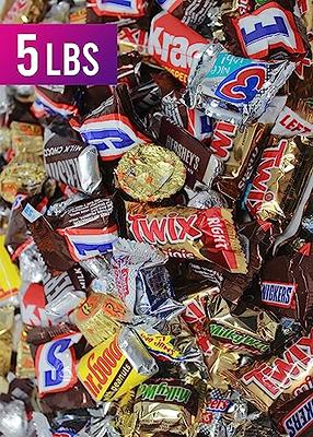 MARS Bulk Chocolate Candy Variety Mix, 5 Lbs Individually Wrapped Assorted  Mini Fun Size Candy Bars M&M'S, SNICKERS, 3 MUSKETEERS & MILKY WAY for  Pinata Filler and Kids Party - Yahoo Shopping