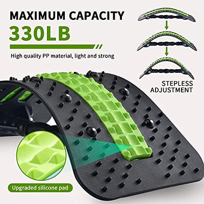 Back Stretcher, Upper and Lower Back Massager, Pain Relief for Back  Herniated Disc, Sciatica, Scoliosis, Multi-Level Back Extension Lumbar  Support