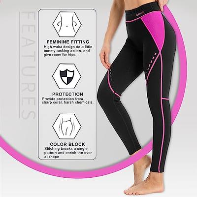 HIGI Wet Suit Pants,2mm Stretch Neoprene Long Pants for Women