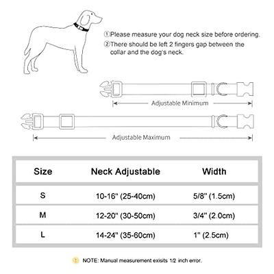 Amzplus Pet Dog Collars Bling Dog Bow Tie Collar Cute Girl Dog Collar With  Safety Metal Buckle For Small Boy Girl Dogs Cats Neck Fit 9-12