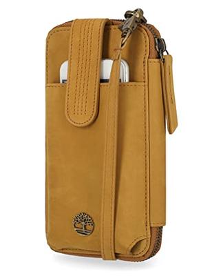 Timberland Women's RFID Leather Crossbody Bag Wallet Purse - Brown