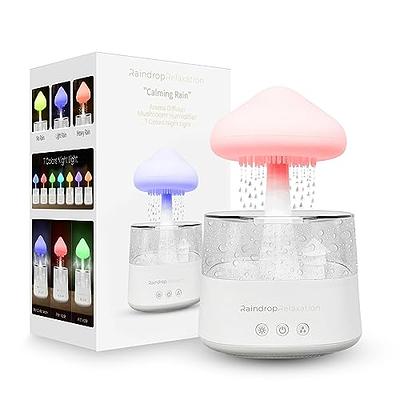 Essential Oil Diffusers, Aromatherapy Diffuser for Home, Grass Plants with  Raining Artificial Night Light, Humidifiers for Bedroom, Water Drop Sound  for Relaxing Sleeping Mood - Yahoo Shopping