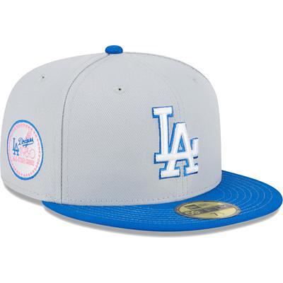 Men's New Era Light blue/navy Los Angeles Dodgers Green Undervisor 59FIFTY Fitted Hat