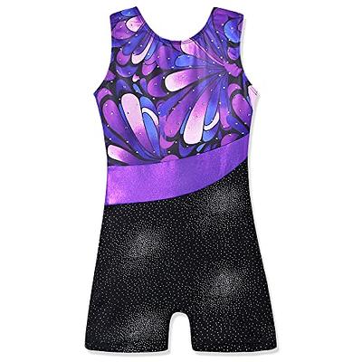 Purple Abstract Unitard