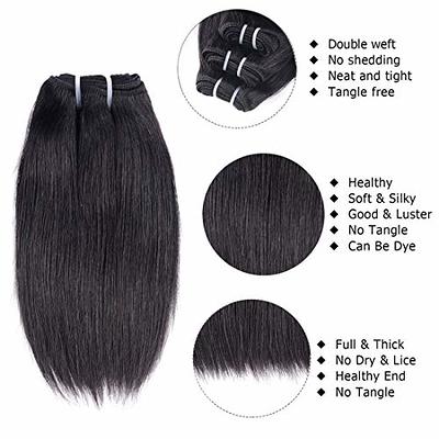 Deep Wave Human Hair 4 Bundles Brazilian Virgin Hair Weave Bundles Deep  Curly 12A Grade Unprocessed Hair Extensions Natural Black 20 22 24 26 inch