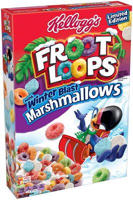 Kellogg's Froot Loops Cereal Single-Serve Box 0.95 oz. - 70/Case