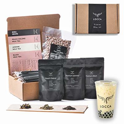  The Ultimate DIY Bubble Tea Kit 6 Flavors of Boba Bubble Tea  Drink, 36 Drinks, Taro, Lychee, Coconut, Mango, Milk Tea, Thai Tea Bubble  Tea Straws Authentic Bubble Tea Boba Tea