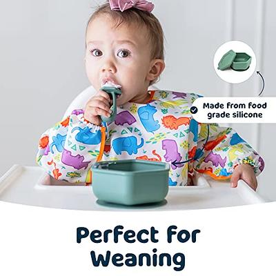 Silicone Suction Baby Bowl With Lid - Bpa Free - 100% Food Grade