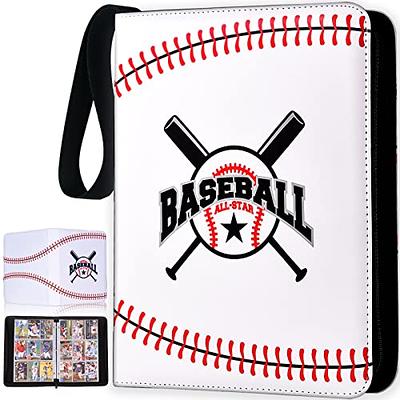  Baseball Card Binder with Sleeves 400 Pocket, Atlanta