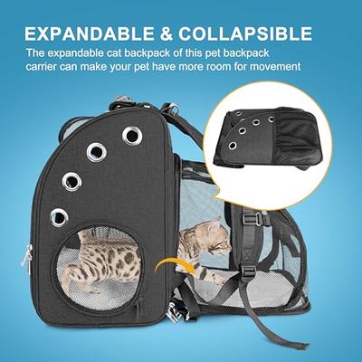 Pet Cat Backpacks Breathable Outdoor Cat Carrier Bag for Small Dogs Cats  Transport Carrying Bags Portable Travel Pet Backpack