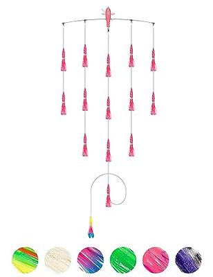 BLUEWING 36in Fishing Spreader Bar Starboard Walker Offshore Trolling  Spreader Bar with 6 Bulb Squids and 316 Stainless Steel Rod for Wahoo Tuna  Marlin Mahi Mahi, Pink - Yahoo Shopping
