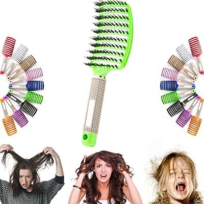 Kitsch Wet Dry Brush Detangling Brush - Soft Bristle Hair Brushes for Women  | Straight & Curly Hair Brush | Holiday Gift | Hairbrush for All Hair