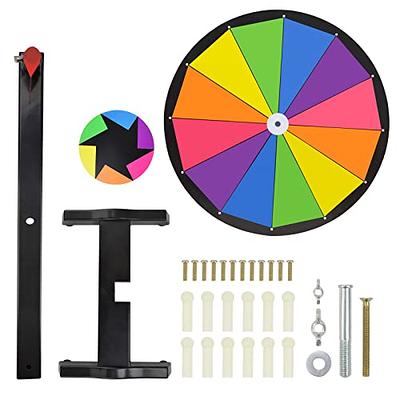 10 Grid Turntable Carnival Spin Game 30cm Colorful Roulette